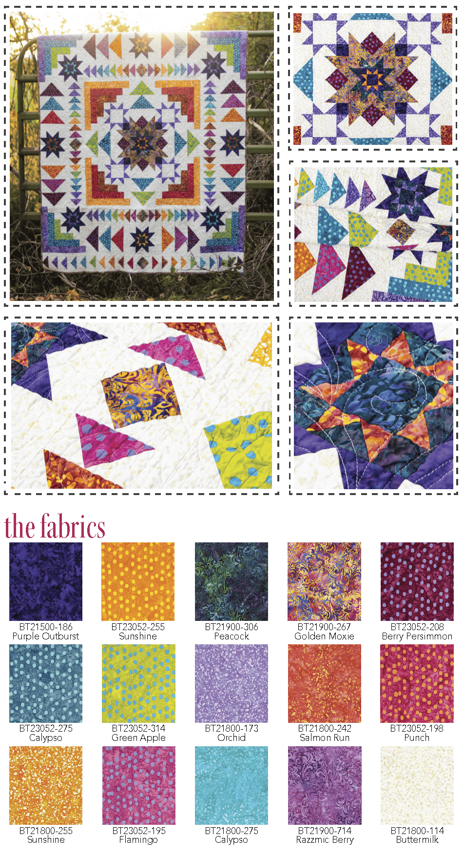 FULL SERIES: Hyperion Quilt Block of the Month Class