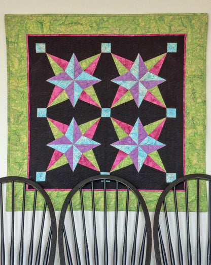 GO! Blazing Star-12" Finished by Eleanor Burns Die
