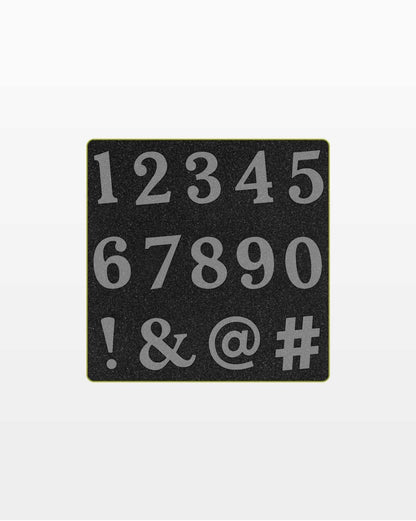 GO! Classic 2" Numbers & Symbols Die