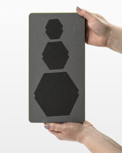 GO! Half Hexagon-1", 1 1/2", 2 1/2" Sides Die