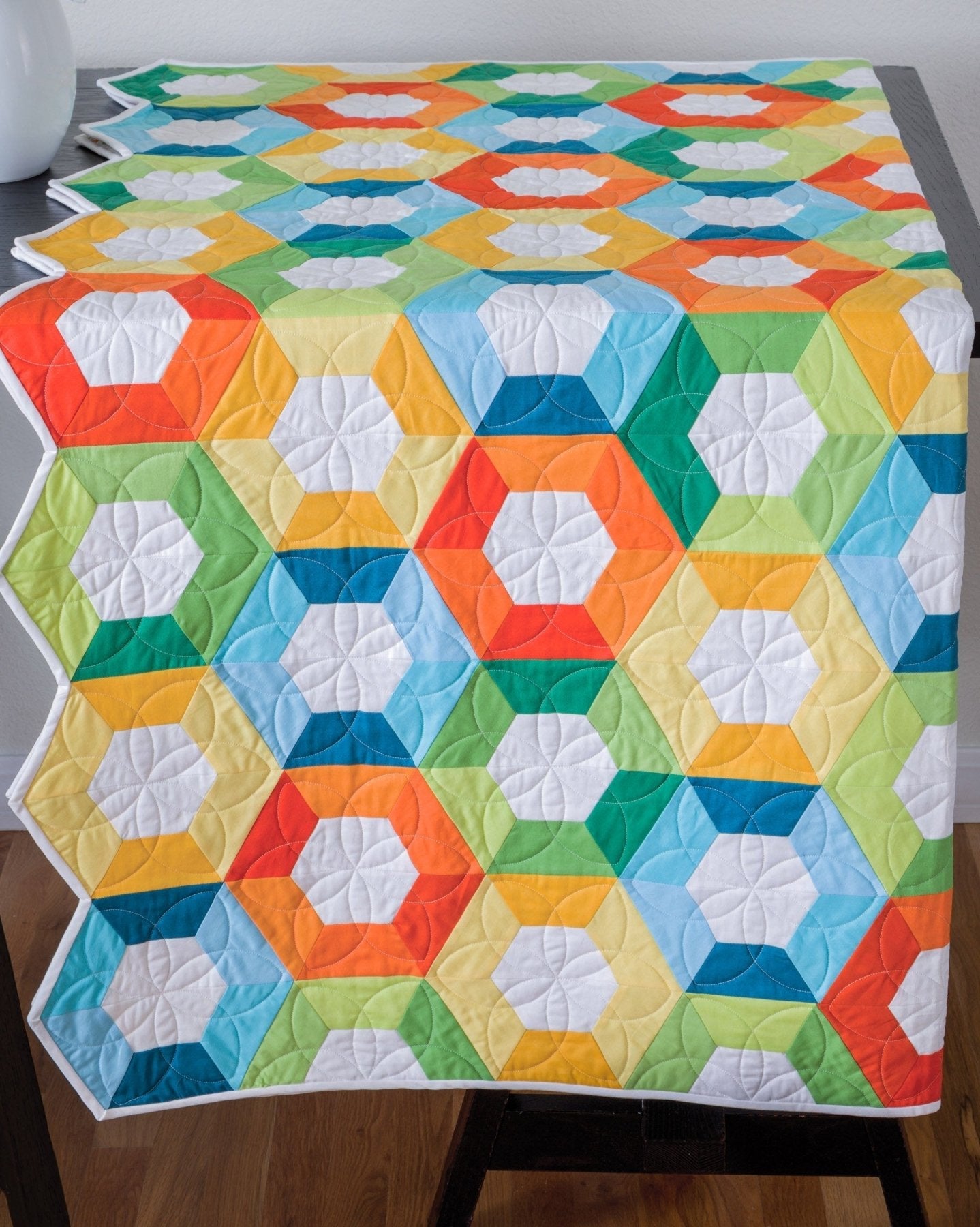 GO! Half Hexagon-1", 1 1/2", 2 1/2" Sides Die
