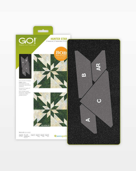 GO! Hunter Star-6" Finished (Makes 12" Finished Blocks) Die