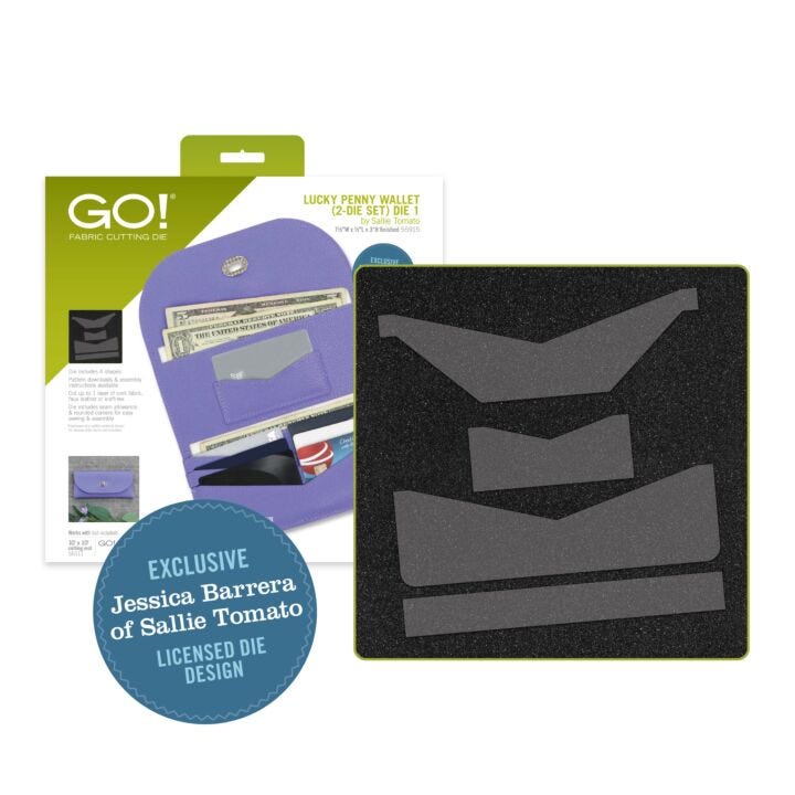 GO! Lucky Penny Wallet by Sallie Tomato Die Set