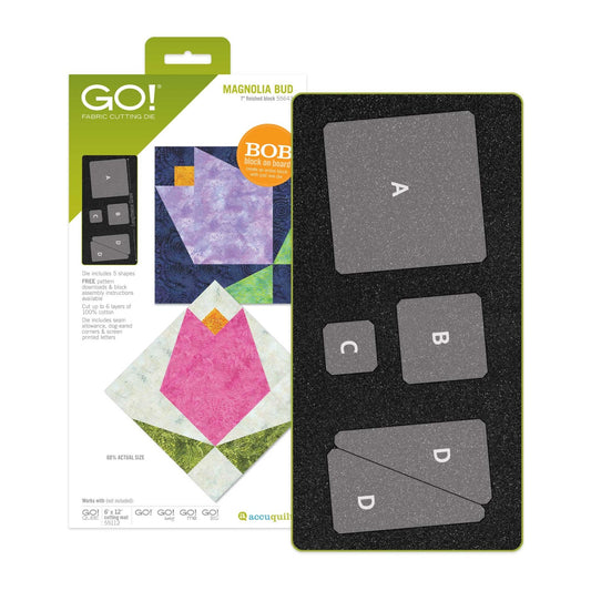 GO! Magnolia Bud-7" Finished Die