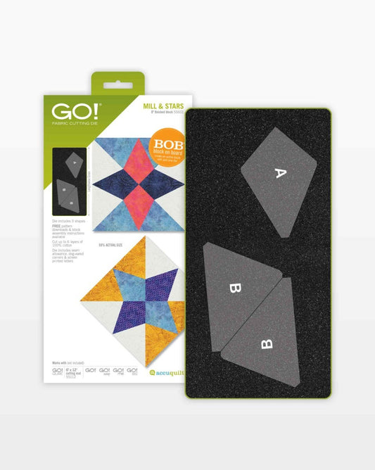 GO! Mill & Stars - 8" Finished Die