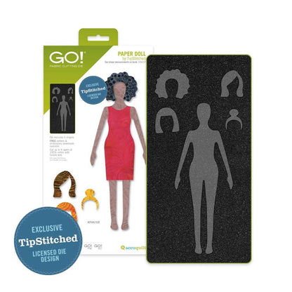 GO! Paper Doll & Doll Clothes by TipStitched Die Bundle