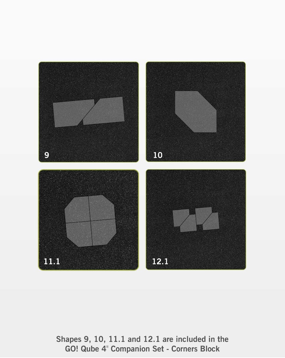 GO! Qube 4" Companion Set-Corners