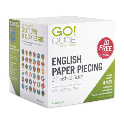 GO! Qube English Paper Piecing-1" Finished Sides