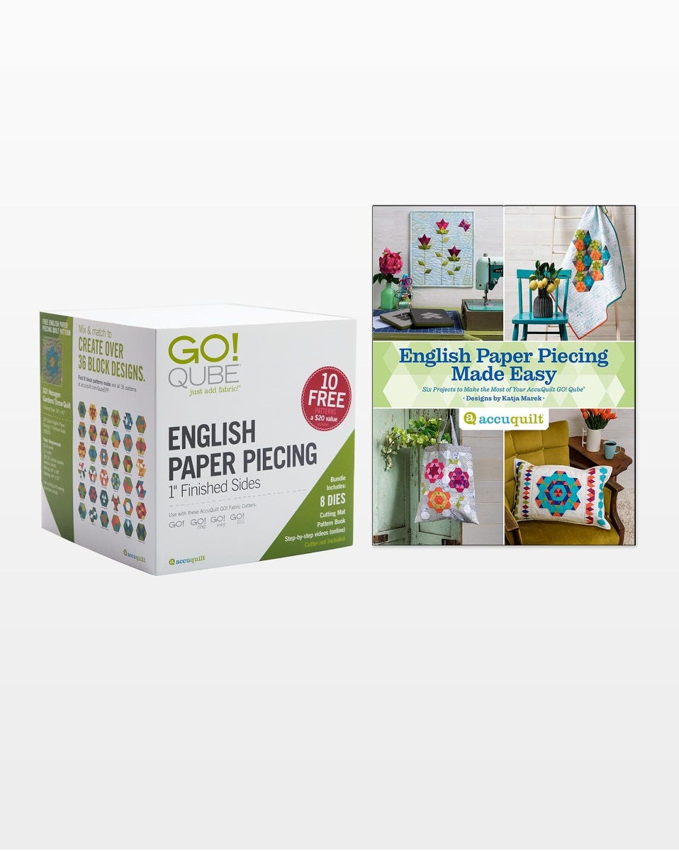 GO! Qube English Paper Piecing-1" Finished Sides