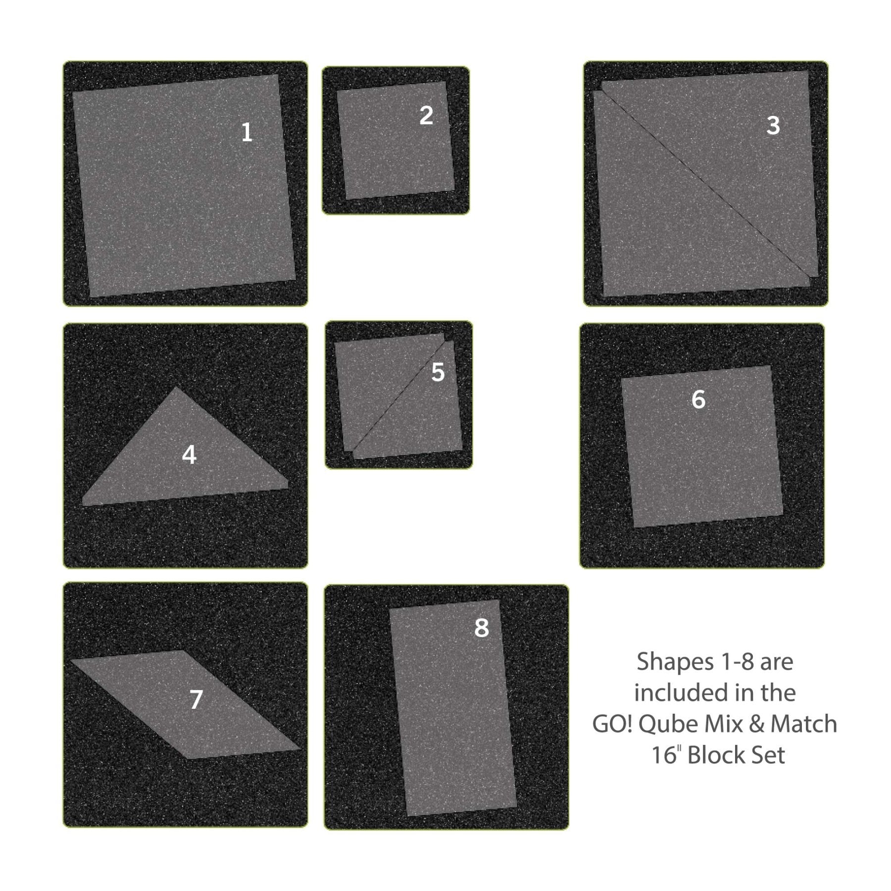 GO! Qube Mix & Match 16" Block