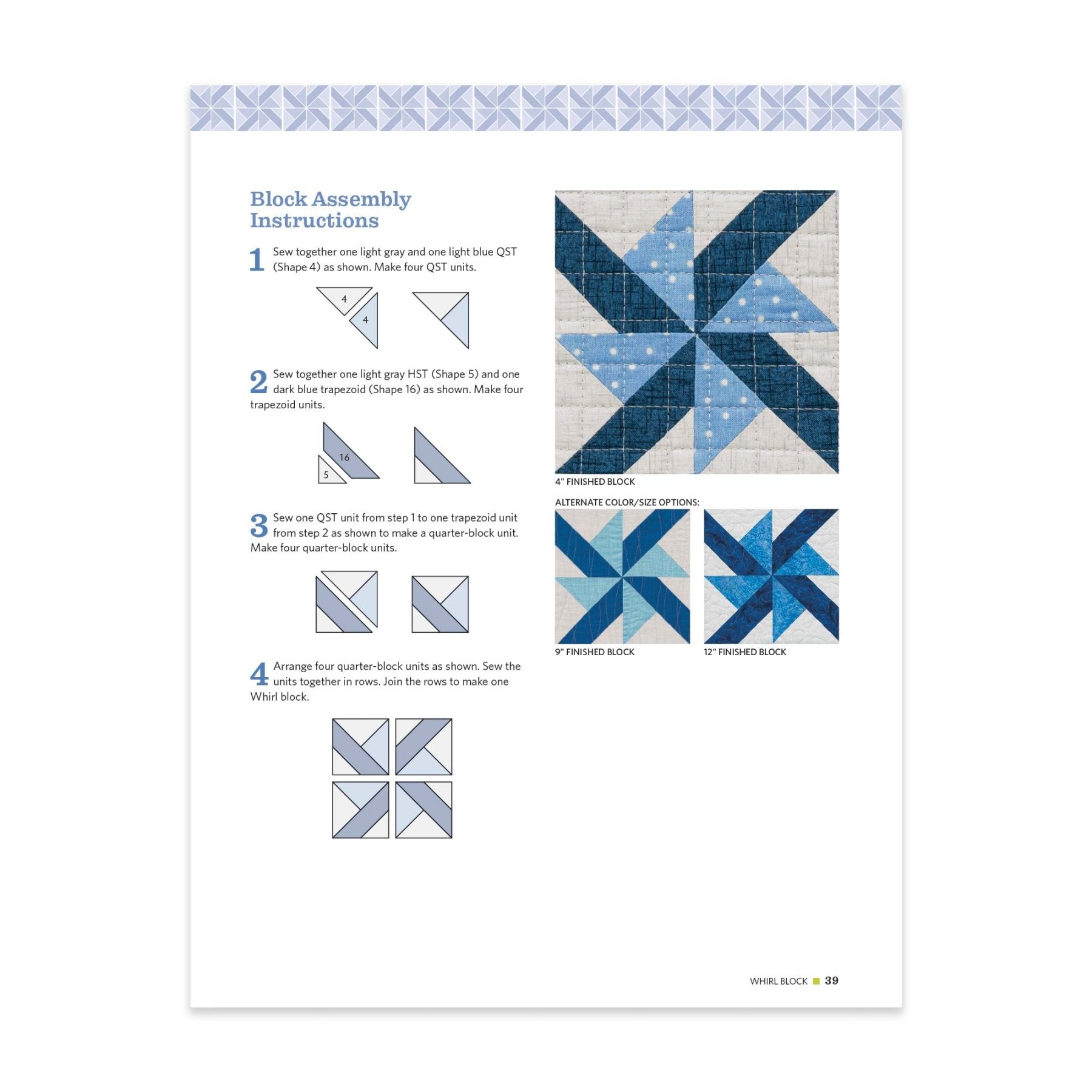 Qube Pattern GO! Qube Mix & Match Block System Pattern Book – 2nd Edition
