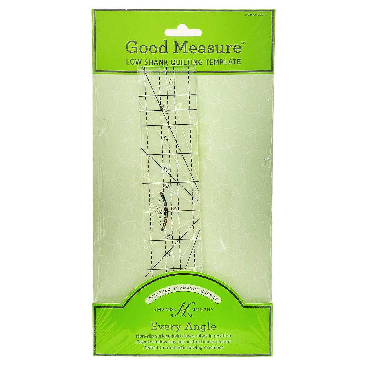 Every Angle Low Shank Ruler – Amanda Murphy Quilting
