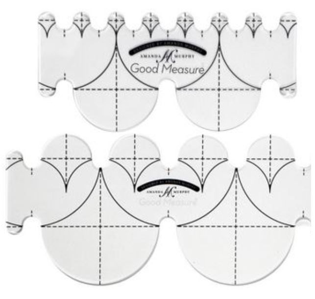 Patterns For Clammy Ruler Amanda Murphy’s Clamshell Quilting Ruler Set | Good Measure