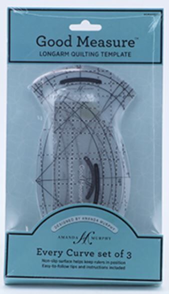 Good Measure Every Curve Quilting Ruler Template Set for Longarm Quilting Machines by Amanda Murphy