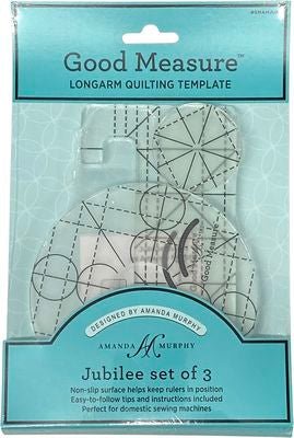 Good Measure Every Jubilee Quilting Ruler Template Set by Amanda Murphy