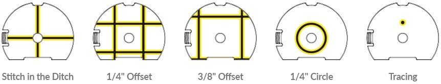 Grace 360 Wonderfoot for Q'nique 15, 19, and 21 Longarm Quilting Machines - Quality Sewing & Vacuum