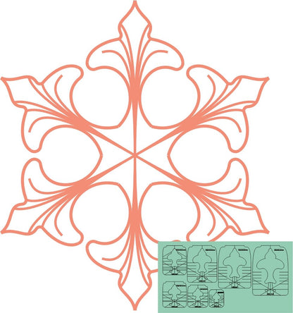 Grand Leaf Template by Westalee Design