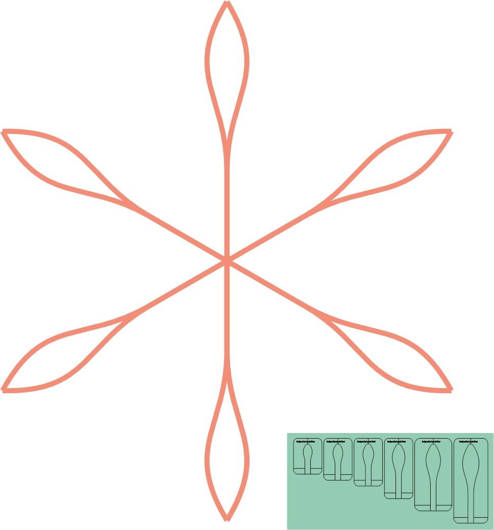 Grand Leaf Template by Westalee Design