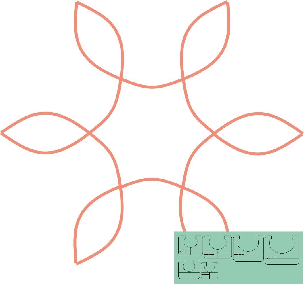 Grand Leaf Template by Westalee Design