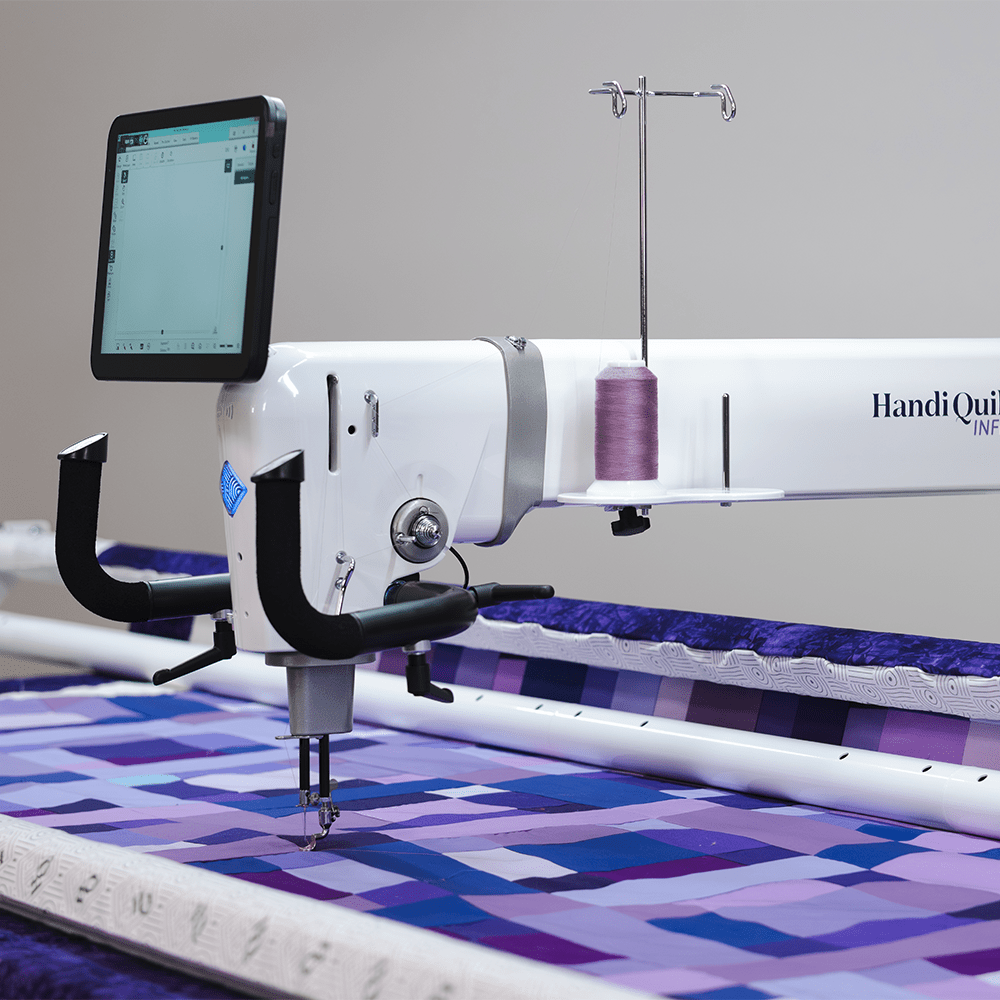 Handi Quilter Infinity 28 longarm quilting machine front view
