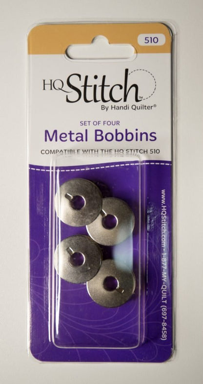 Handi Quilter Metal Bobbins, Set of 4 (HQ Stitch 510)