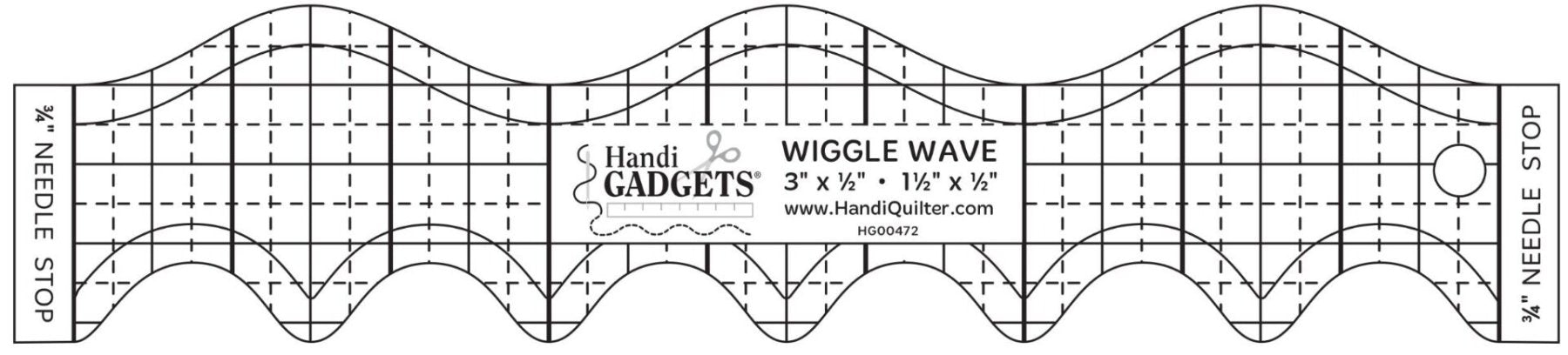 Handi Quilter Wiggle Wave Template