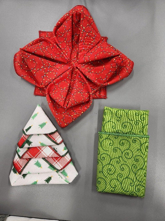 Holiday Rolled Hem Napkins Class