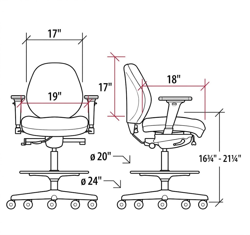 Horn Sew Cozy Drafting Chair