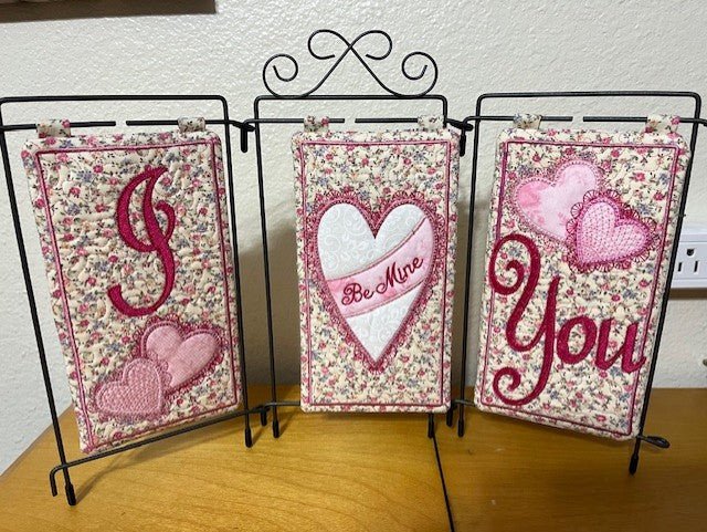 I Love You Embroidery Class