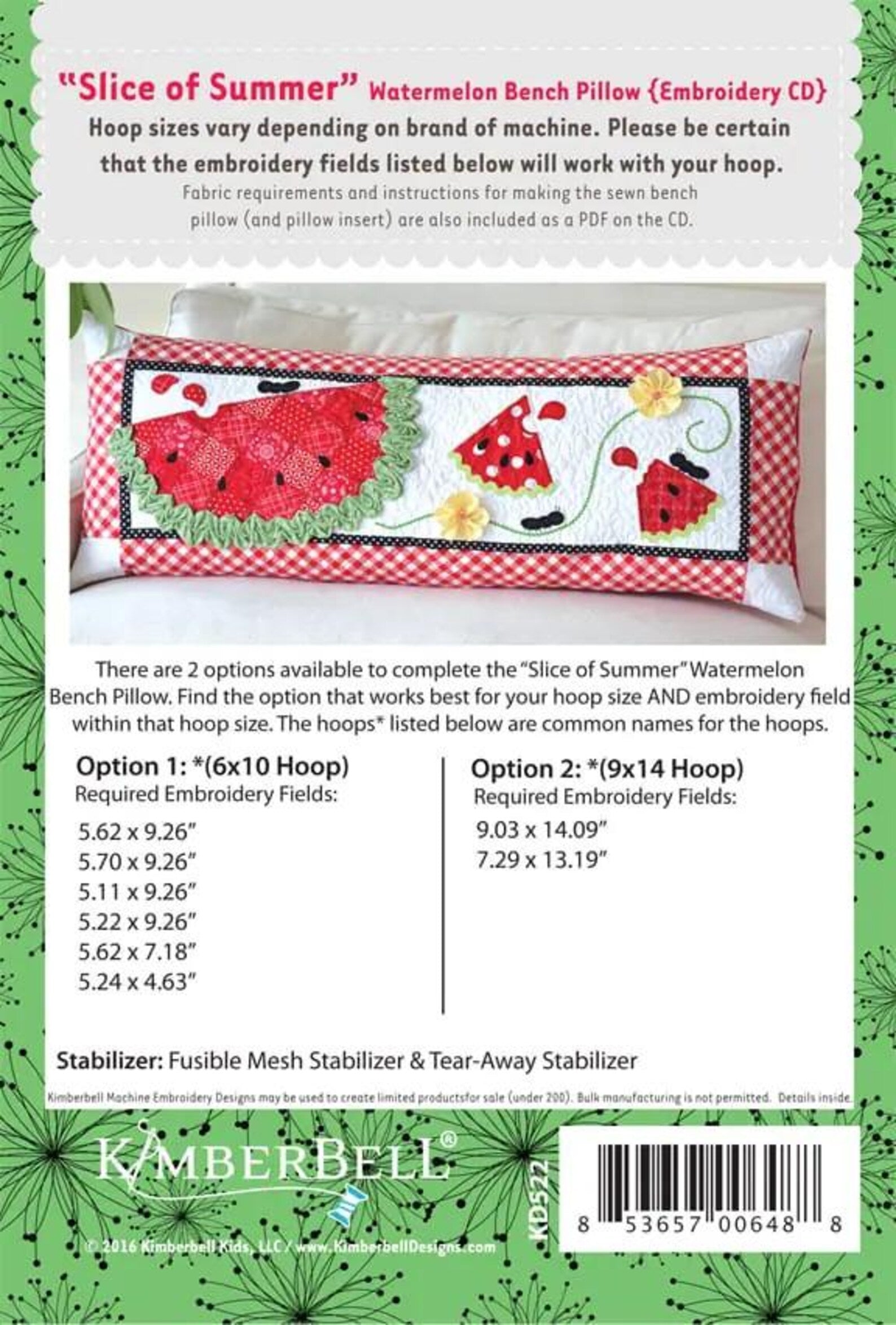 Disk KB Slice of Summer Watermelon Plw