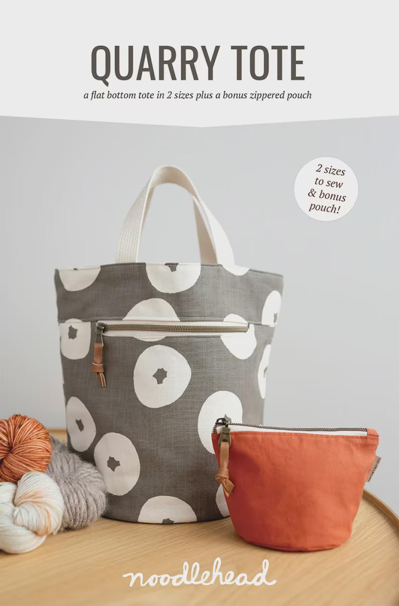 Noodlehead Quarry Tote Bag Sewing Pattern