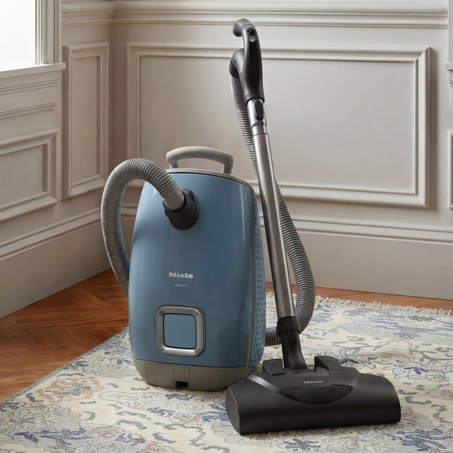 Miele L1 Guard Canister Vacuum in Nordic Blue