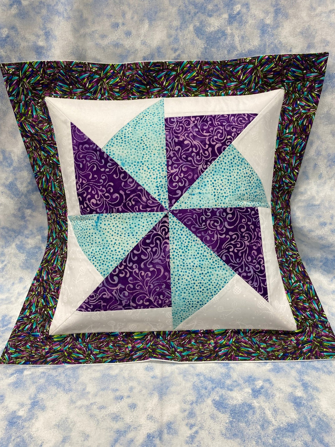 Introduction to Foundation Paper Piecing: Pinwheel Pillowcover