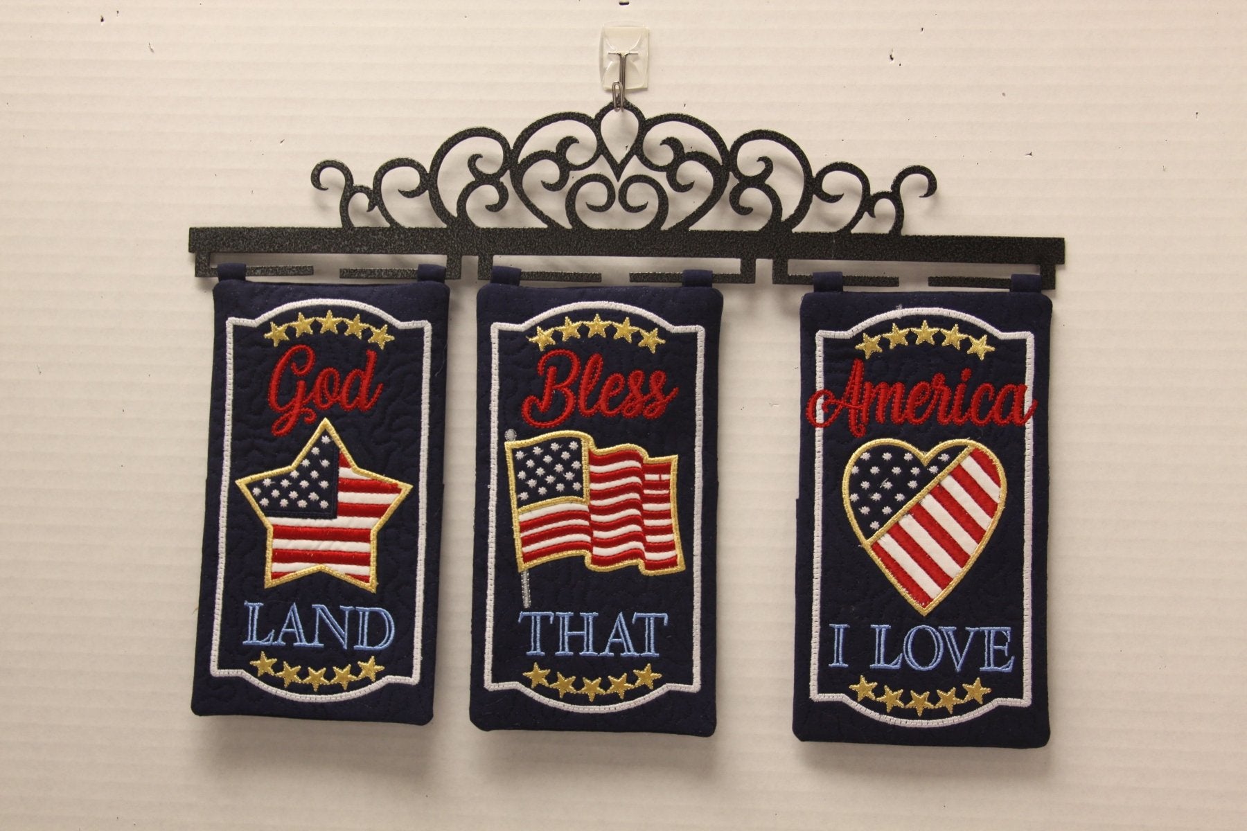 ITH God Bless America Table Top Display Class