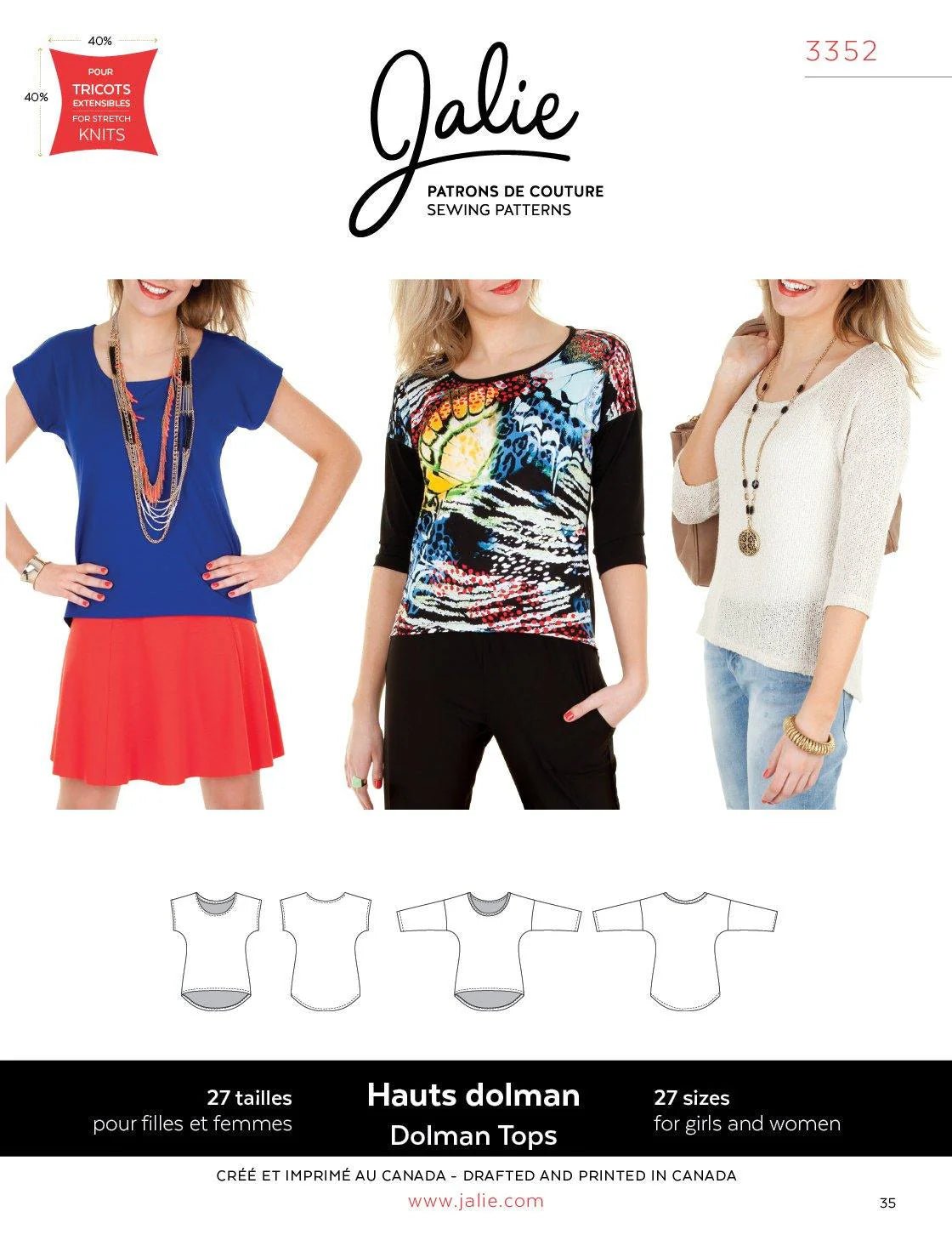 Jalie Dolman Knit Top Class
