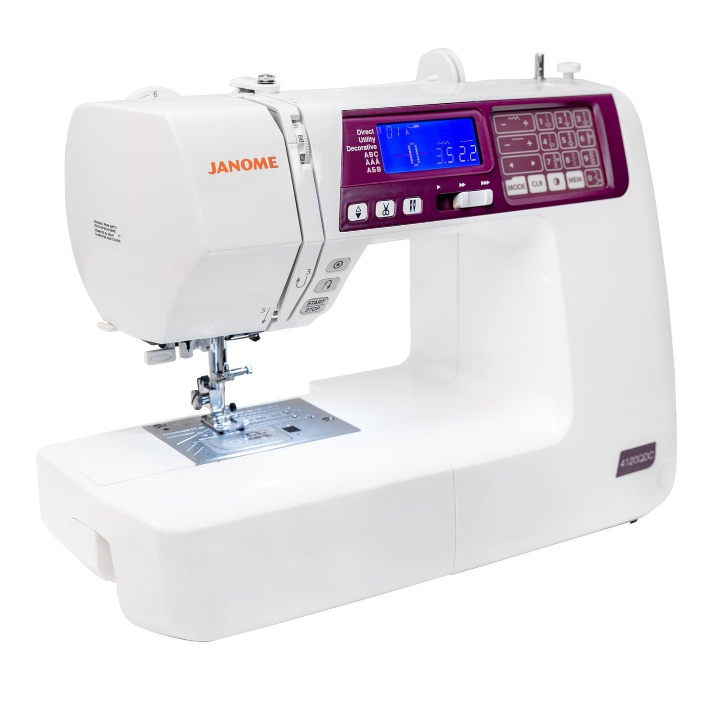 Janome 4120QDC-G Computerized Sewing & Quilting Machine - Quality Sewing & Vacuum