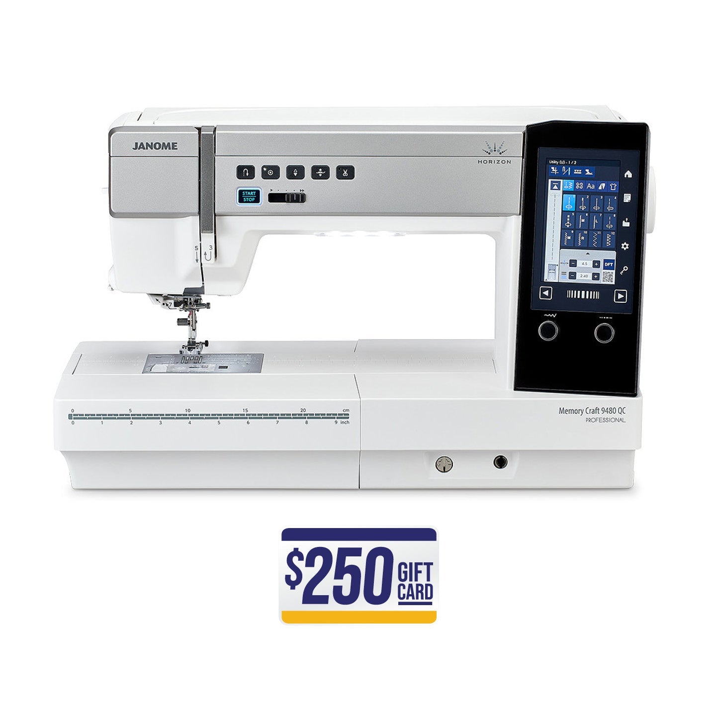 Janome Horizon Memory Craft 9480QC Professional Sewing & Quilting Machine