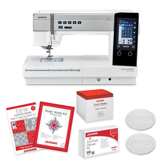 Janome Horizon Memory Craft 9480QC Professional Sewing & Quilting Machine - Quality Sewing & Vacuum