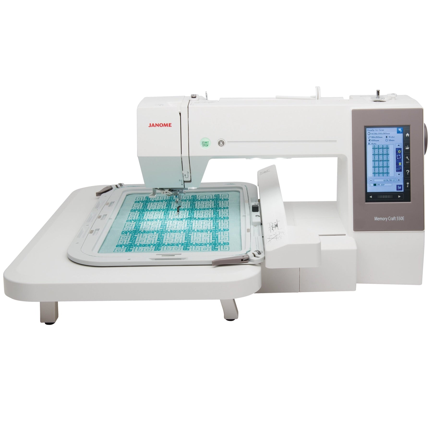 Janome Memory Craft 550e Embroidery Machine