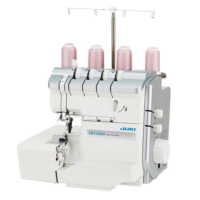Juki MO-2800 2/3/4 Air Threading Overlock Machine