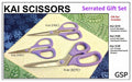 Kai Serrated Patchwork Scissors 3-Piece Gift Set GSP
