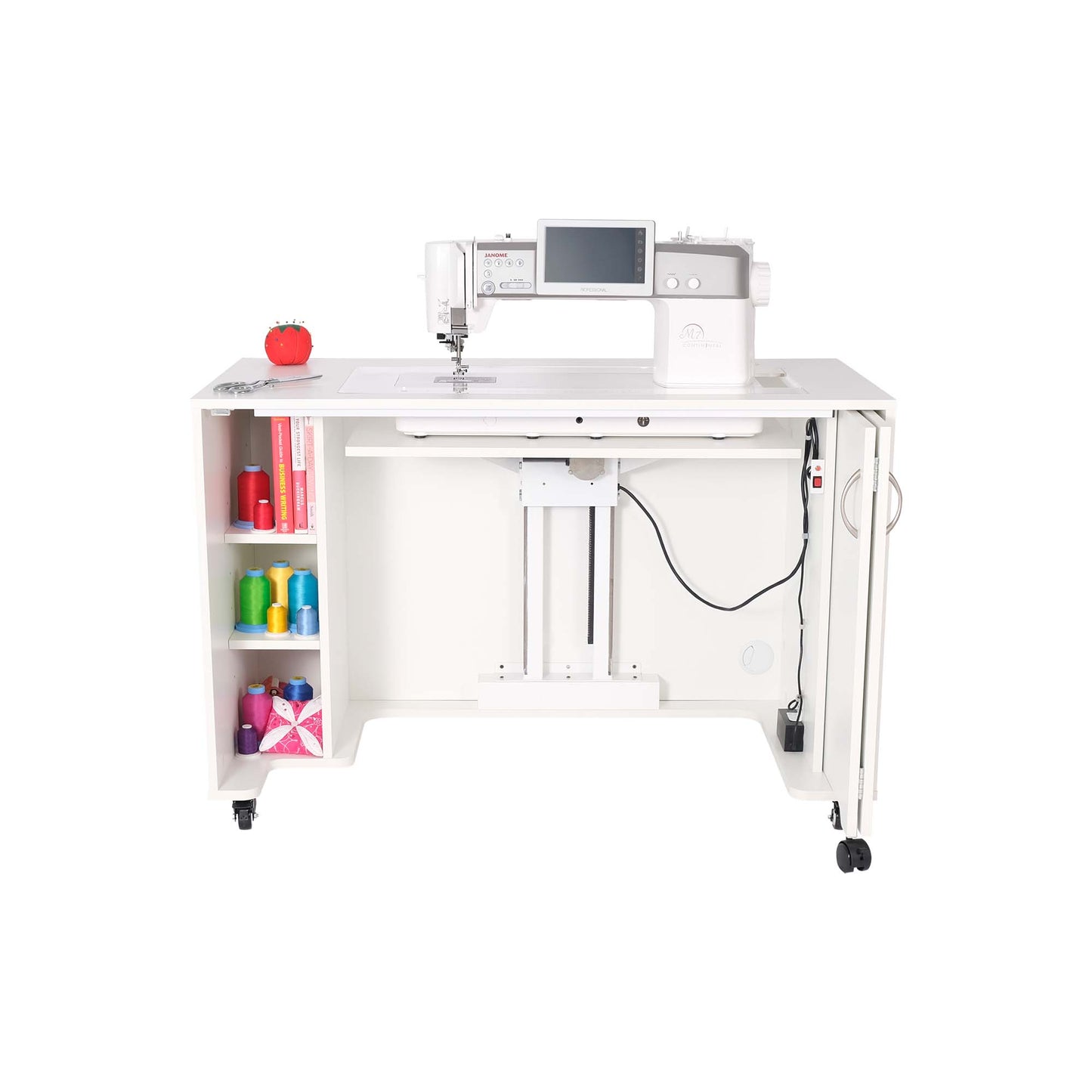 Kangaroo MOD Electric Sewing Cabinet and Embroidery Storage Cabinet Studio Set