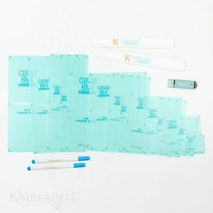 Kimberbell Clear Blue Tiles Essentials Set - Quality Sewing & Vacuum