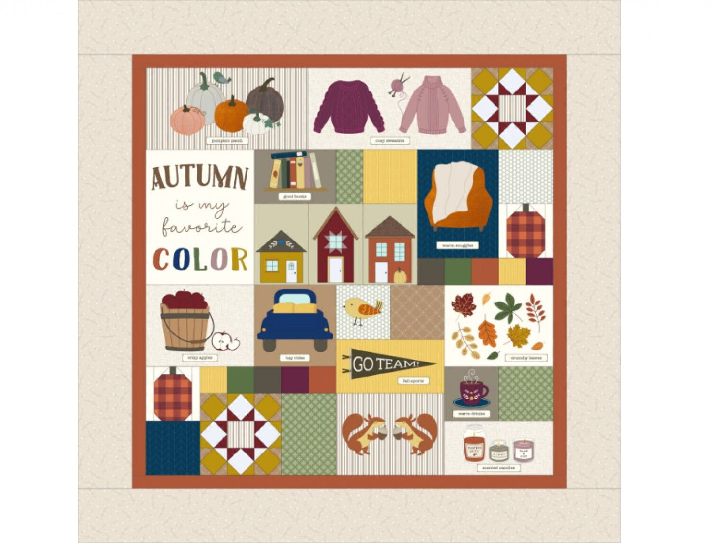 Kimberbell Falling for Autumn Quilt Kit - Quality Sewing & Vacuum