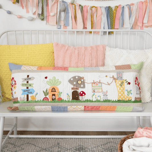 Kimberbell: Hoppin' Down the Bunny Trail Bench Pillow Class - Quality Sewing & Vacuum