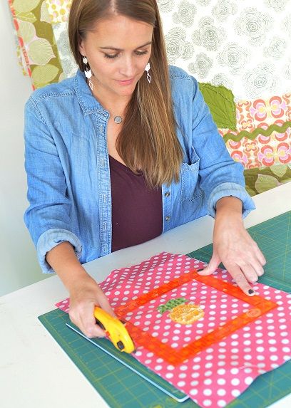 KimberBell Orange Pop Rulers Square Set