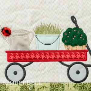 Kimberbell Spring Showers Quilt Machine Embroidery Pattern - Quality Sewing & Vacuum