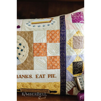 Kimberbell’s Sweet as Pie Bench Pillow Machine Embroidery Pattern - Quality Sewing & Vacuum