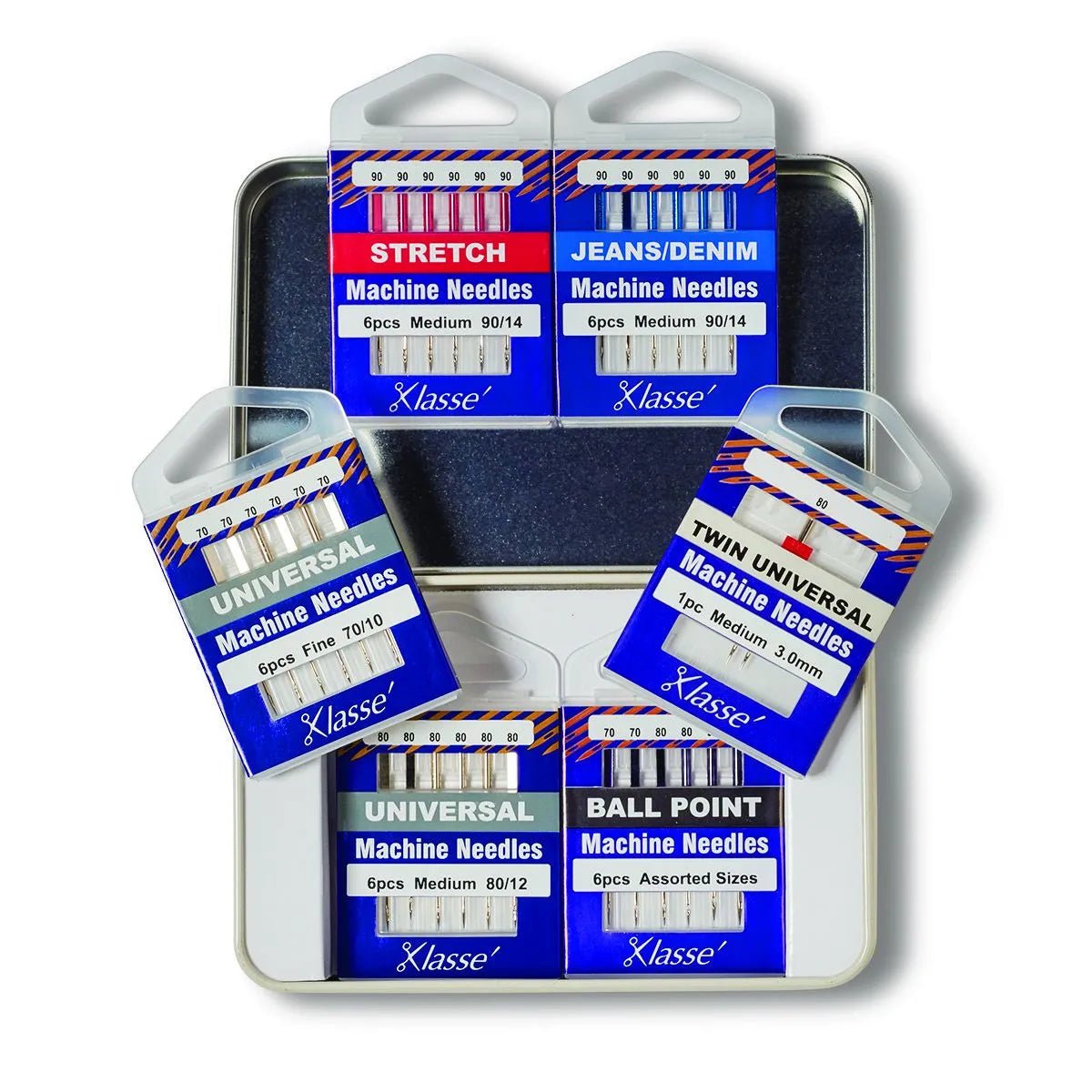 Klasse 6PC Garment Maker Needle Variety Tin