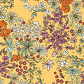 Laminated Cotton - Golden Garden (1 Yard Cuts)